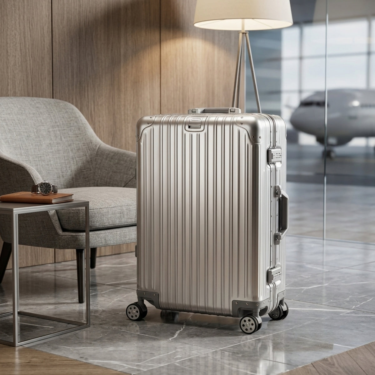 Valise Cabine : Aluminium