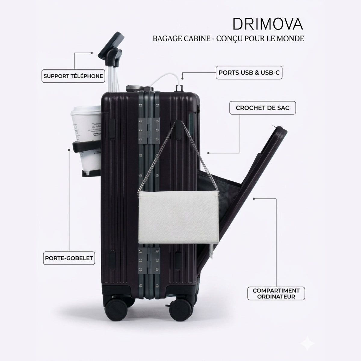 Valise Cabine Tout-En-Un
